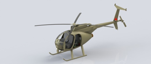 MH6 Little Bird直升机缩略图